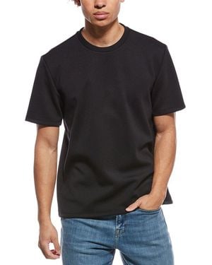 Tahari Interlock Scuba T-Shirt - Black