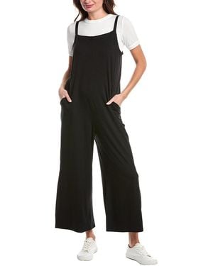 Eileen Fisher Square Neck Ankle Jumpsuit - Black