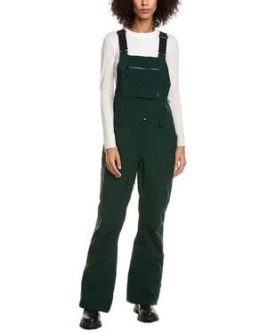 Volcom Elm Stretch Gore Bib Overall - Green