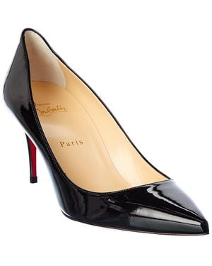Christian Louboutin Kate 70 Patent Pump - Black