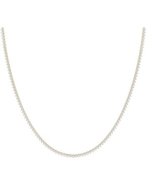 Lab Grown Diamonds 14K 5.00 Ct. Tw. Lab-Grown Diamond Tennis Necklace - White
