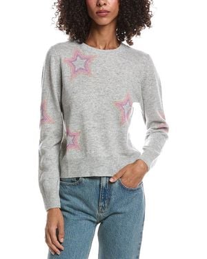 Brodie Cashmere Star Dust Cashmere Jumper - Grey