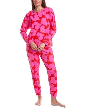 Bedhead X Trina Turk 2Pc Pajama Set - Pink