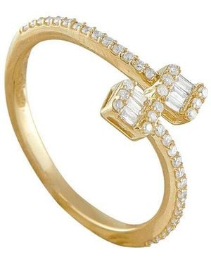 Diamond Select Cuts 14K 0.25 Ct. Tw. Diamond Ring - Metallic