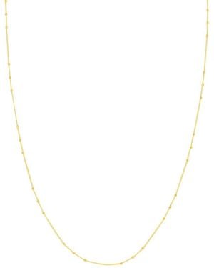 HAWLEY ST 14K Saturn Necklace - White