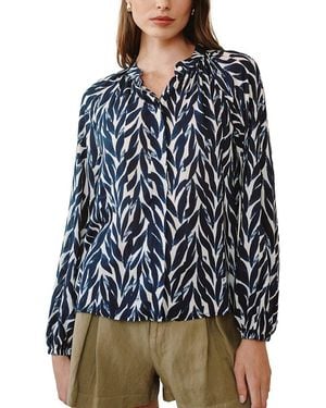 Bella Dahl Raglan Shirt - Blue