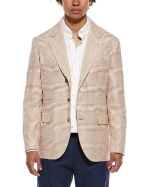 Brunello Cucinelli Linen & Wool-Blend Blazer - Natural