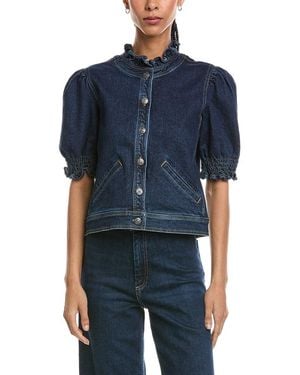 Cinq À Sept Quincy Denim Jacket - Blue
