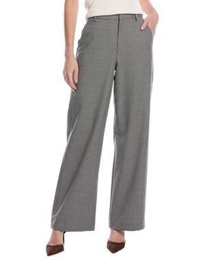Rag & Bone Andi Full-Length Wool-Blend Trouser - Grey
