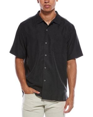 Tommy Bahama Coconut Point Palm Isle Camp Shirt - Black