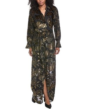 Jonathan Simkhai Marzia Draped Front Gown - Black