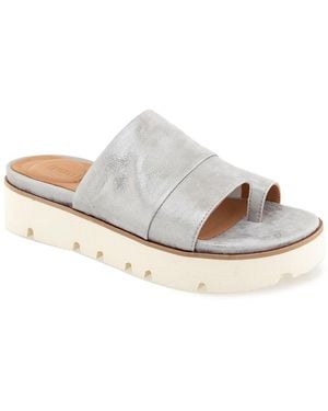 Gentle Souls Laverne Leather Sandal - White