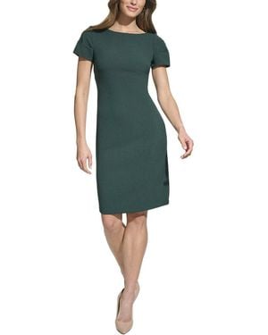 Vince Camuto Signature Stretch Crepe Bodycon Dress - Green