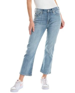 7 For All Mankind Briar High-rise Slim Kick Jean - Blue