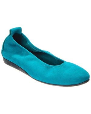 Arche Laius Leather Flat - Blue