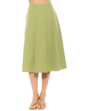 Alexia Admor Illia Midi Skirt - Yellow