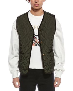 Burberry Quilted Gilet - Green