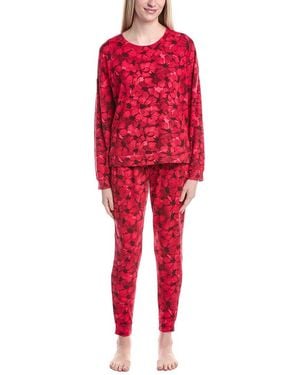 Sanctuary 2Pc Top & Jogger Pyjama Set - Red