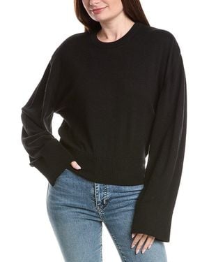 WeWoreWhat Bubble Crewneck Wool-Blend Jumper - Black