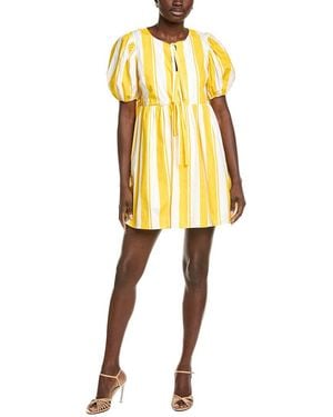 English Factory Bold Stripe Mini Dress - Yellow