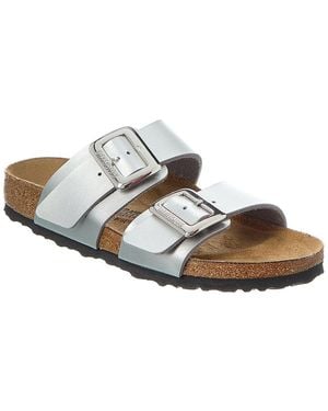 Birkenstock Sydney Luxe Narrow Birko-Flor Sandal - White