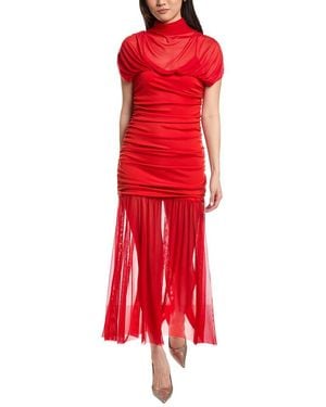 Moonsea Sleeveless Maxi Dress - Red