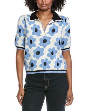 Nanette Lepore Polo Jumper - Blue