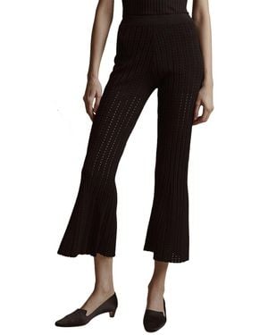 Adam Lippes Cropped Pant - Black