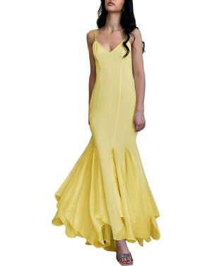 COLON DIANA Midi Dress - Yellow