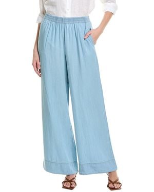 1.STATE Wide Leg Casual Pant - Blue