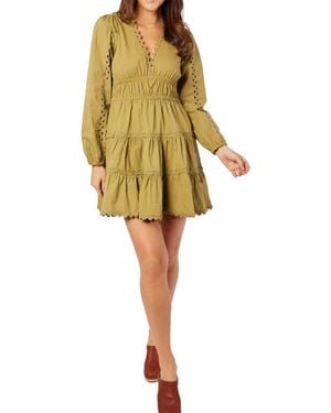 Sail To Sable Mini Dress - Yellow