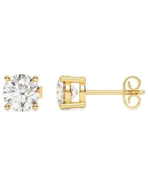 Lab Grown Diamonds 14K 3.00 Ct. Tw. Lab-Grown Diamond Earrings - Metallic