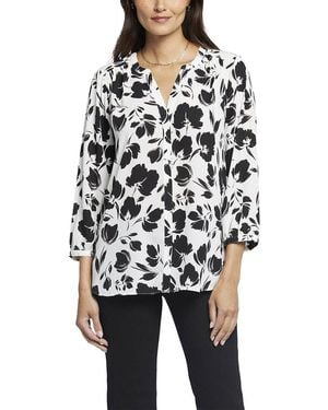 NYDJ Pintuck Blouse - White