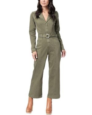 PAIGE Ls Anessa Jumpsuit Seaming - Green