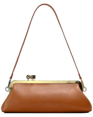 Adele Berto Clutch - Brown