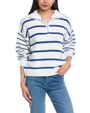 Splendid Zip Front Jumper - Blue