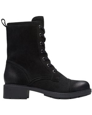 Clarks Collection Black Nubuck Boot