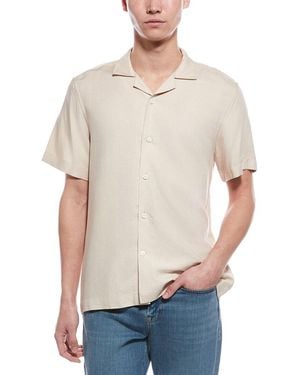 Reiss Max Cuban Shirt - White