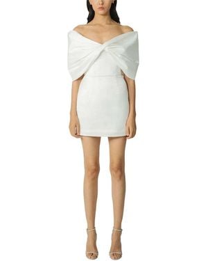 SAU LEE Paola Dress - White