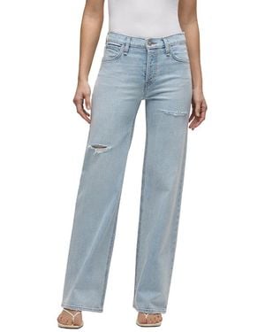 Hudson Jeans Rosie High-Rise Wide Leg Jean - Blue