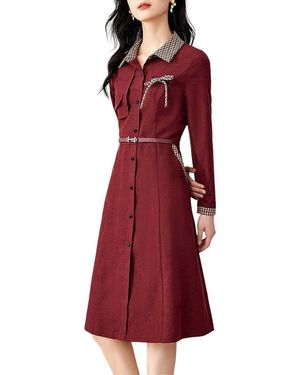 OUNIXUE Dress - Red