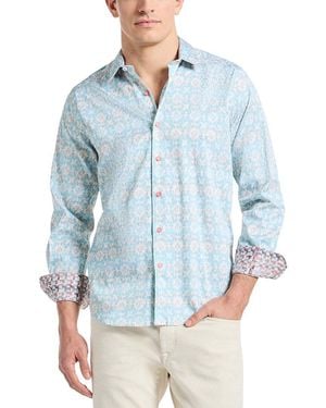 Robert Graham Mirage Woven Shirt - Blue