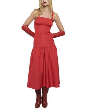 10 Crosby Derek Lam Selena Gathered Bust Dress