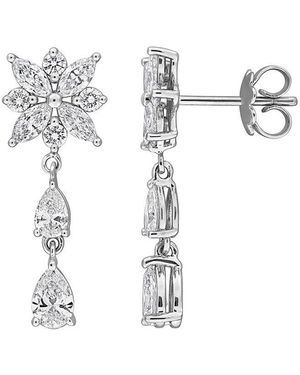 Created Forever 14K 0.60 Ct. Tw. Lab-Grown Diamond Drop Earrings - White