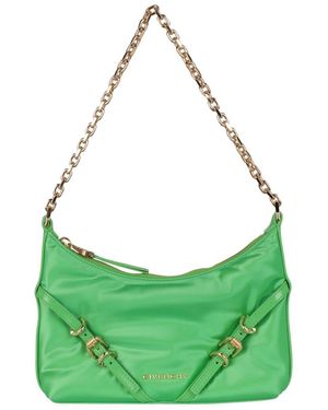 Givenchy Voyou Mini Satin Party Shoulder Bag - Green