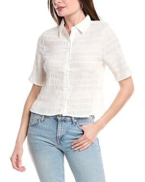 Brook + Lynn Woven Shirt - White