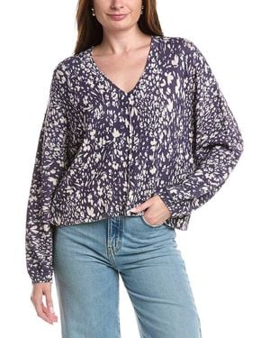 Saltwater Luxe Printed Sweater - Blue
