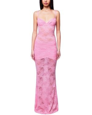 OW Collection Flora Maxi Dress - Pink
