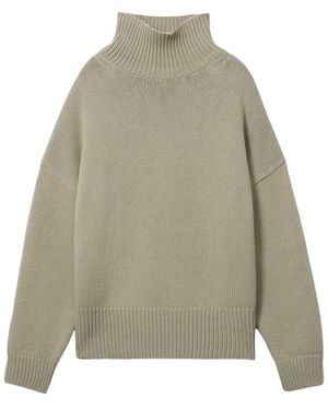 Reiss Brook Knit Top - Grey