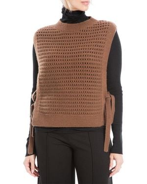 Max Studio Jumper Vest - Brown